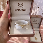 Ensemble Élysia chaîne et gourmette en or 18K