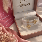 Ensemble Élysia chaîne et gourmette en or 18K